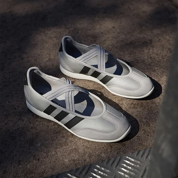 Giày Thể Thao Nữ Adidas Barreda Mary Jane KH9550 Màu Bạc Size 36 2/3