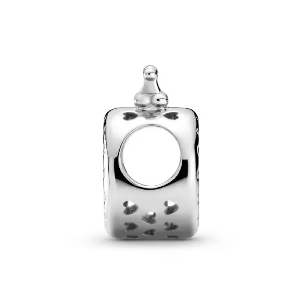 Hạt Vòng Charm Pandora Logo & Crown O Charm 799036C00 Màu Bạc