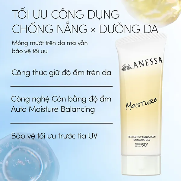 Kem Chống Nắng Dạng Gel Anessa Perfect UV Sunscreen SPF50+ PA++++ 90g
