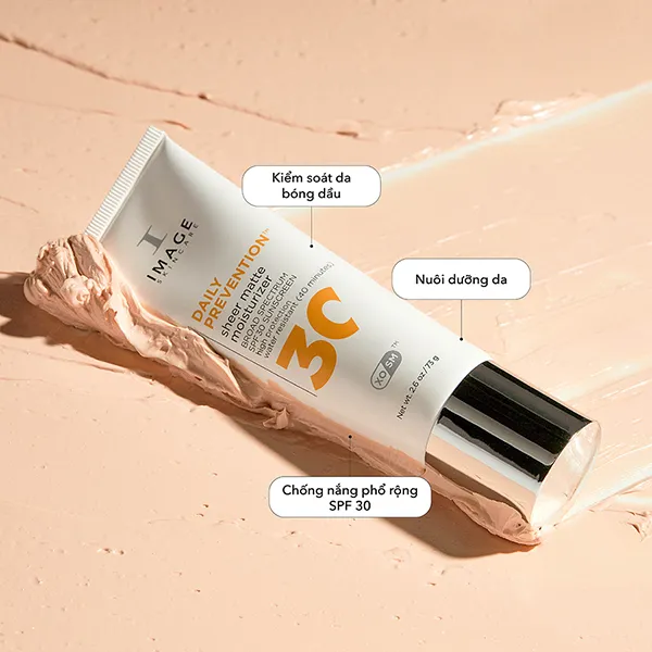 Kem Chống Nắng Image Skincare Daily Prevention Sheer Matte Moisturizer SPF30 73g