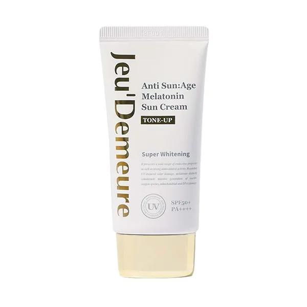 Kem Chống Nắng Nâng Tone Jeu’Demeure Tone Up Anti Sun Age Melatonin Sun Cream SPF50+++ 50g