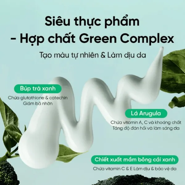 Kem Chống Nắng Nâng Tone, Làm Dịu Da Beplain Sunmuse Tone-Up & Correcting Mild Green Sunscreen SPF50+ PA++++ 50ml