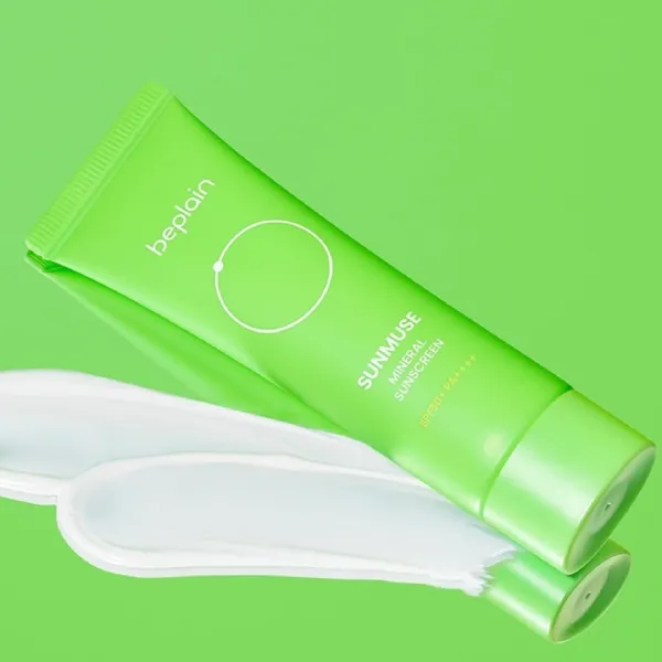 Kem Chống Nắng Vật Lý Kiềm Dầu Beplain Sunmuse Mineral Sunscreen SPF50+ PA++++ 50ml