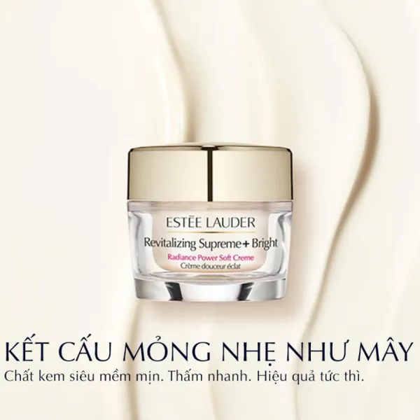 Kem Dưỡng Da Hỗ Trợ Làm Sáng, Trẻ Hóa Da Estée Lauder Revitalizing Supreme+ Bright Radiance Power Soft Crème 75ml
