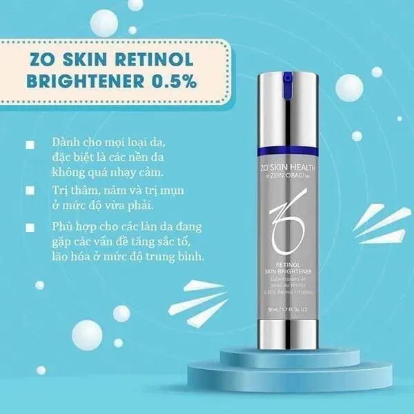 Kem Dưỡng Da Trẻ Hóa Zo Skin Health Re Skin Brightener 0.5%, 50ml