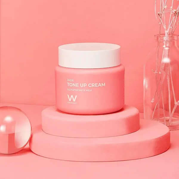 Kem Dưỡng Da Wonjin Effect Jade Tone Up Cream Glutathione & Milk 100ml