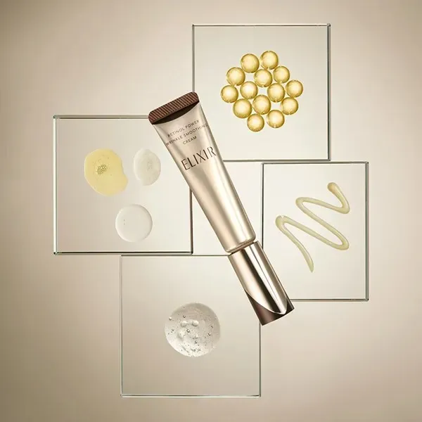 Kem Dưỡng Mắt Elixir Hỗ Trợ Làm Mờ Nếp Nhăn Re Power Wrinkle Smoothing Cream 15g