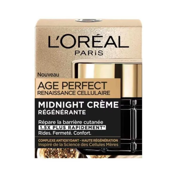 Kem Dưỡng Tế Bào Gốc L'Oréal Paris Age Perfect Renaissance Cellulaire Midnight Crème 50ml