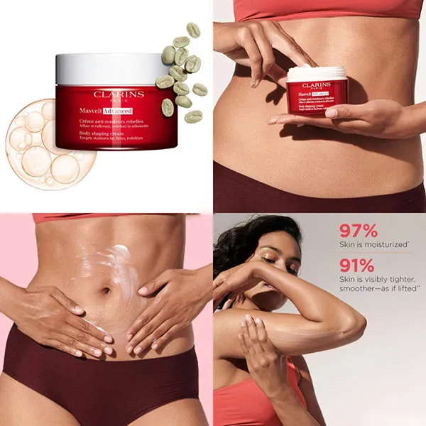 Kem Dưỡng Thể Tan Mỡ Clarins Masvelt Advanced Body 200ml