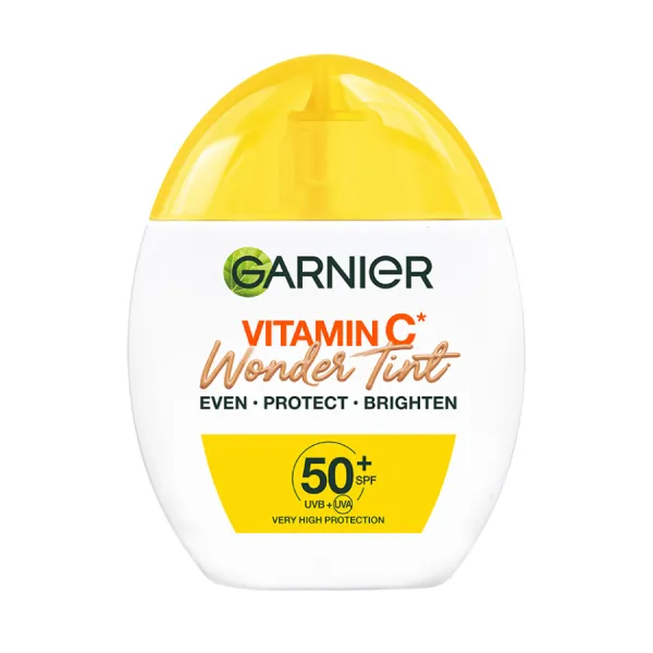 Kem Nền Chống Nắng Nâng Tông Garnier Vitamin C Wonder Tint SPF50 Medium 40ml