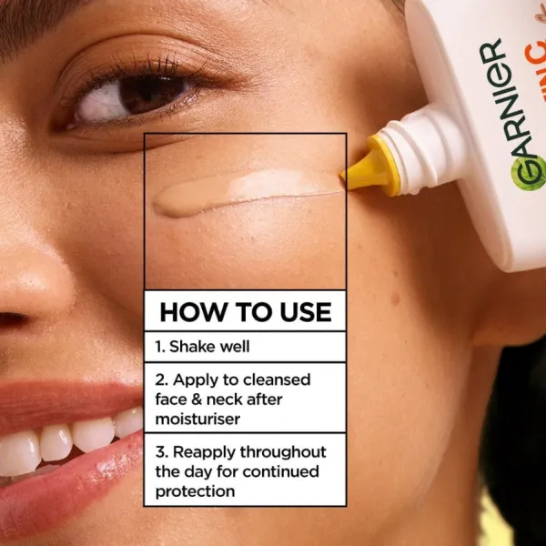 Kem Nền Chống Nắng Nâng Tông Garnier Vitamin C Wonder Tint SPF50 Medium 40ml