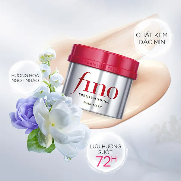 Kem Ủ Tóc Cải Thiện Tóc Hư Tổn Fino Premium Touch 230g