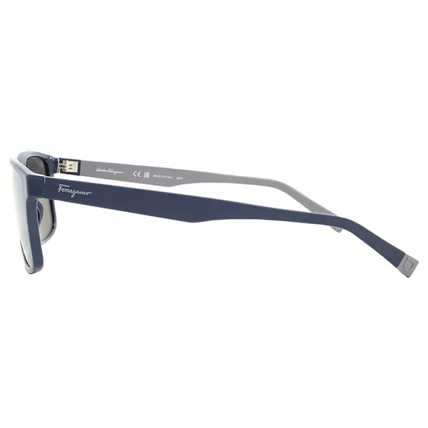 Kính Mát Salvatore Ferragamo Blue Rectangular Men's Sunglasses SF938S - 435 Màu Xanh Blue