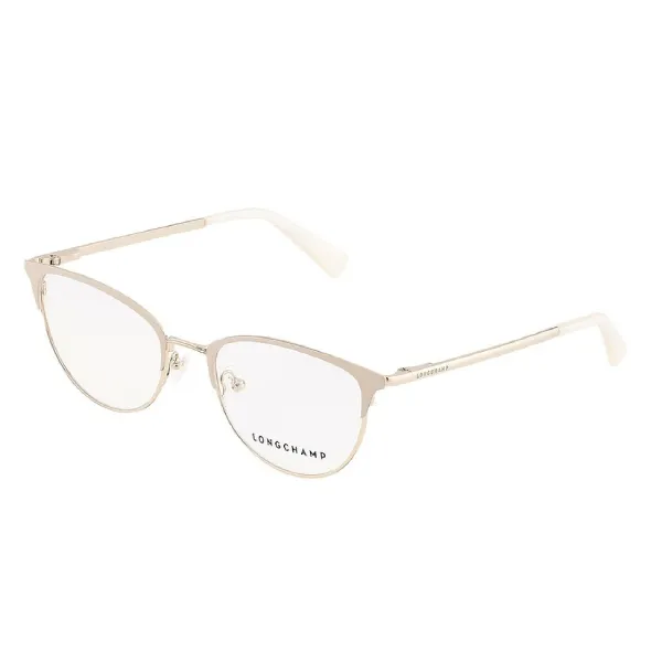Kính Mắt Cận Nữ Longchamp Demo Oval Ladies Eyeglasses LO2120 260 52 Màu Be