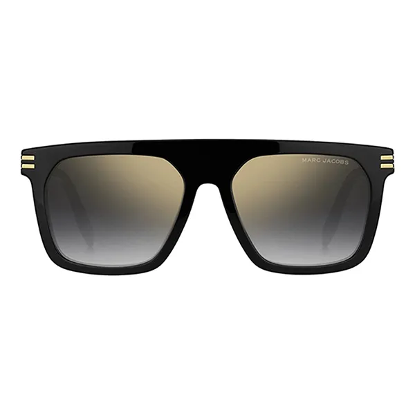 Kính Mát Nam Marc Jacobs Men's Flat Top Browline Sunglasses Gradient Lens 680S - 807FQ1 Màu Đen - Vàng