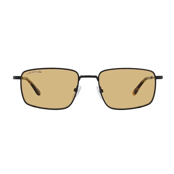 Kính Mát Nam Lacoste Amber Rectangular Men's Sunglasses L277S 002 55 Màu Vàng Đen