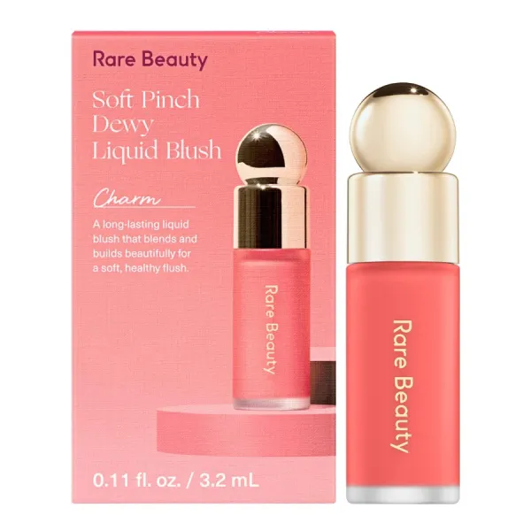 Má Hồng Dạng Kem Rare Beauty Soft Pinch Liquid Blush Charm Màu Hồng San Hô 3.2ml