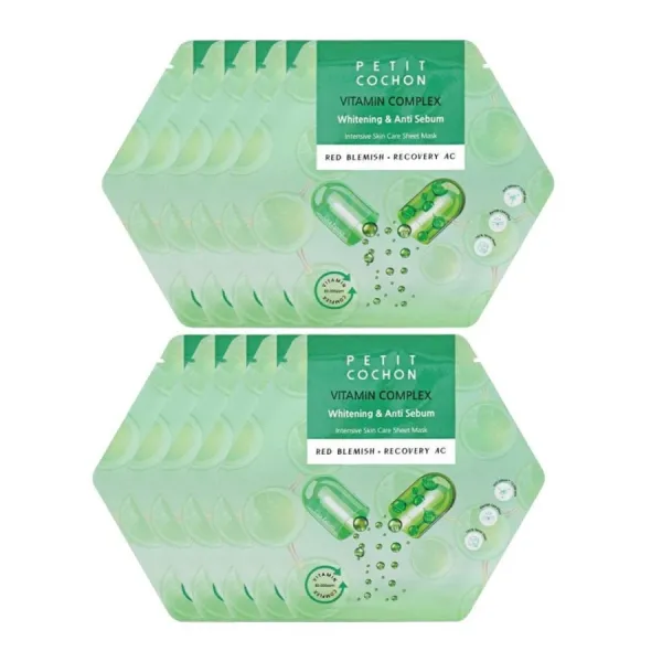 Mặt Nạ Hỗ Trợ Làm Sáng Và Kiểm Soát Bã Nhờn Petit Cochon Whitening & Anti Sebum