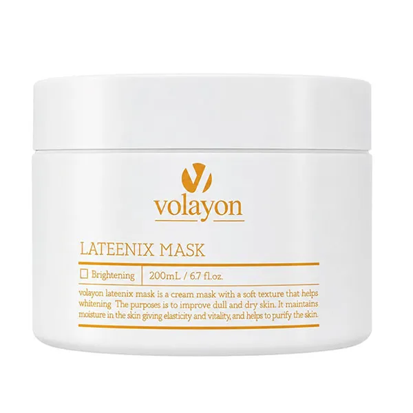 Mặt Nạ Ủ Trắng Dưỡng Sáng, Mờ Thâm Nám Volayon Lateenix Mask 200ml