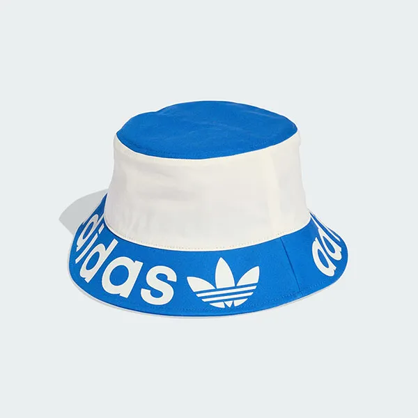 Mũ Adidas Bucket Hat KE0641 Cloud White / Blue Màu Xanh Trắng