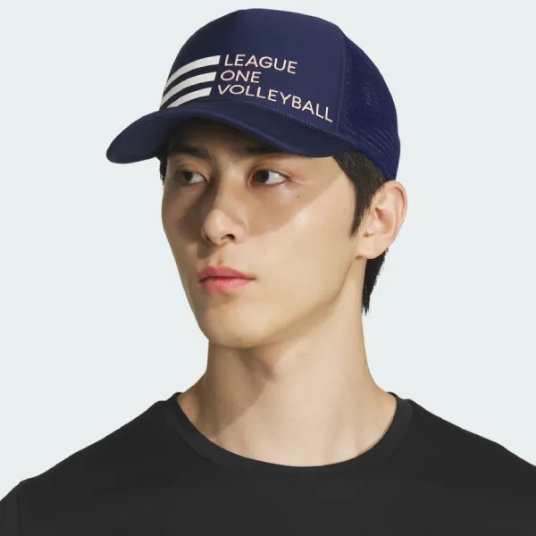 Mũ Adidas Unisex Lovb 3-Stripe Trucker JL4037 Màu Xanh Navy