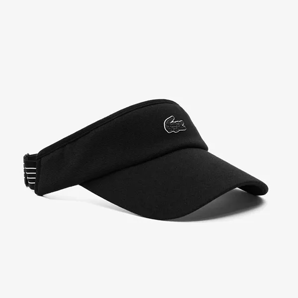 Mũ Unisex Lacoste Basic Croc Sun Visor RK347E 56G 031 Màu Đen