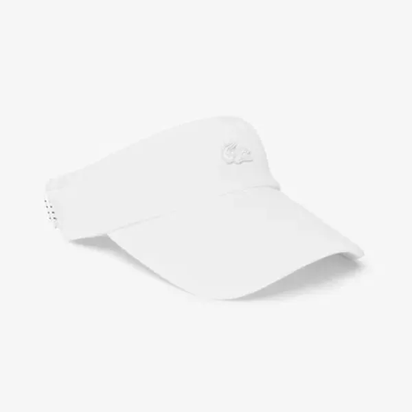 Mũ Unisex Lacoste Basic Croc Sun Visor RK347E 56G 70V Màu Trắng