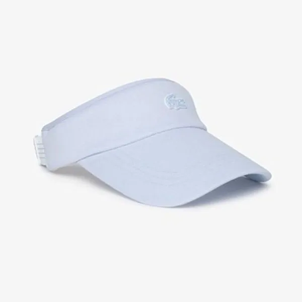 Mũ Unisex Lacoste Basic Croc Sun Visor RK347E 56G J2G Màu Xanh Nhạt