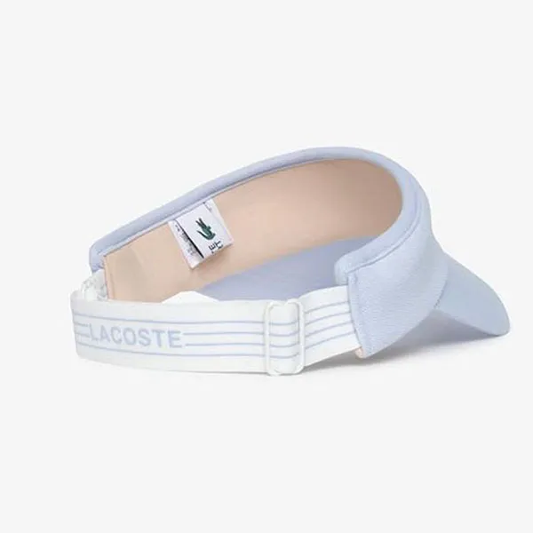 Mũ Unisex Lacoste Basic Croc Sun Visor RK347E 56G J2G Màu Xanh Nhạt