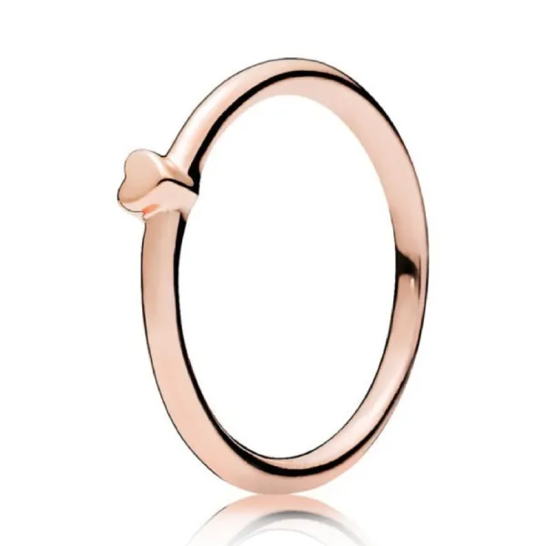 Nhẫn Nữ Pandora Rose Puzzle Heart Ring 186551 Màu Vàng Hồng Size 54