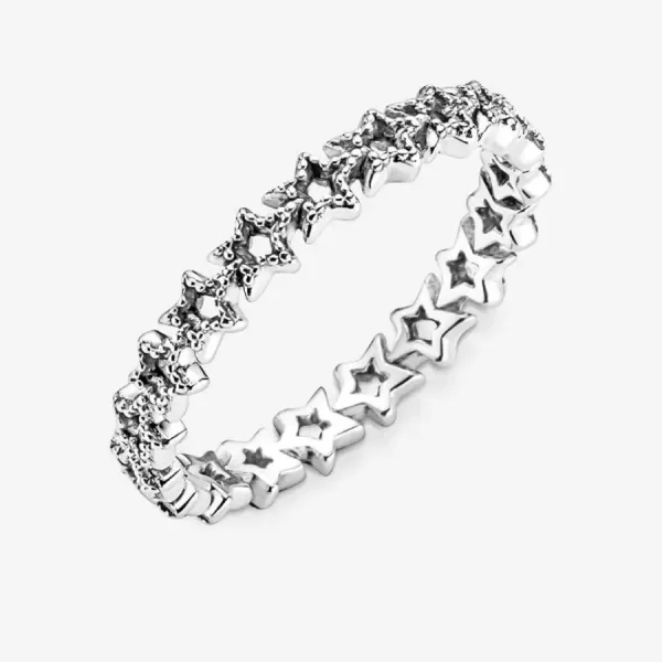 Nhẫn Nữ Pandora Stars Sterling Silver Ring 190029C00 Màu Bạc Size 50