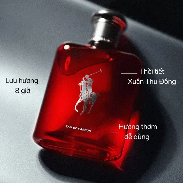 Nước Hoa Nam Ralph Lauren Polo Red EDP 75ml