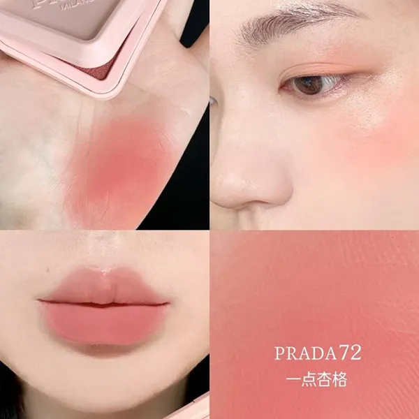 Má Hồng Prada Touch Cream To Powder Blush Màu P72 Dahlia Hồng Nude