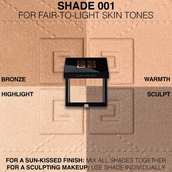 Phấn Tạo Khối Givenchy Prisme Libre Bronzer Powder Tone 001 7g