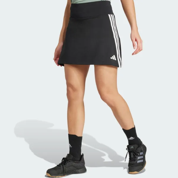 Quần Giả Váy Nữ Adidas Essential 3-Stripes Black JP1157 Màu Đen Size S