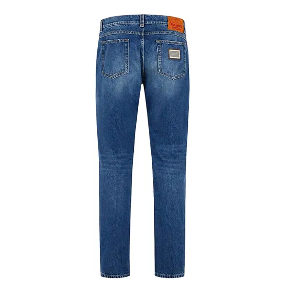 Quần Jean Nam Dolce & Gabbana D&G Tag Sport Regular GYJCCD G8NZ5 S9001 Màu Xanh Size 46