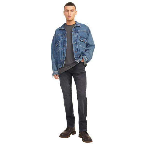 Quần Jean Nam Jack & Jones J&J Tapered Fit SQ270 - BLK Màu Đen Size 29
