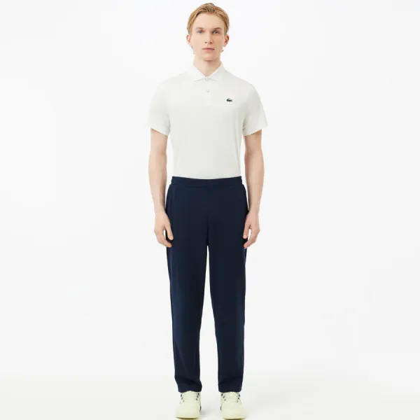 Quần Nỉ Nam Lacoste Men's Stretch Tennis Sweatpants Relaxed XH1788-423 Màu Xanh Navy Size 5