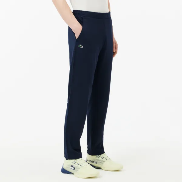Quần Nỉ Nam Lacoste Men's Stretch Tennis Sweatpants Relaxed XH1788-423 Màu Xanh Navy Size 5
