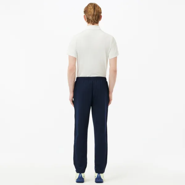 Quần Nỉ Nam Lacoste Men's Stretch Tennis Sweatpants Relaxed XH1788-423 Màu Xanh Navy Size 5