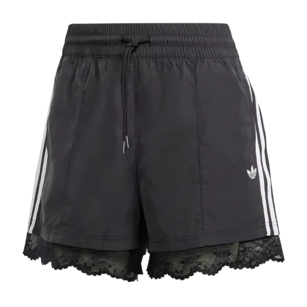 Quần Short Nữ Adidas Originals 3 Stripe Black II5605 Màu Đen Size S