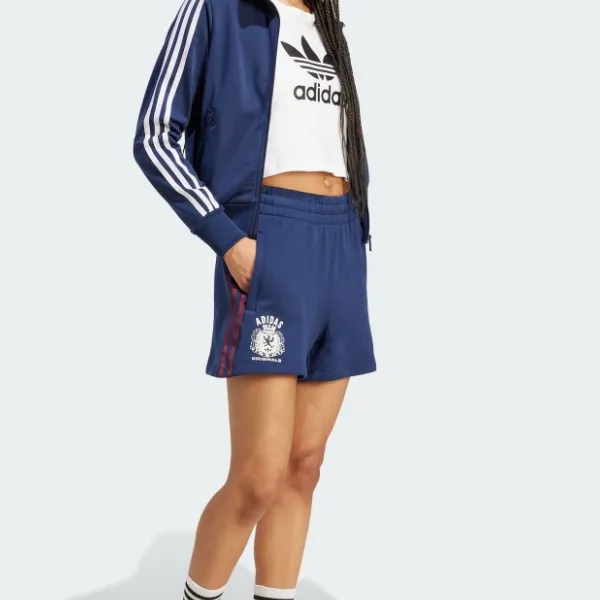 Quần Short Nữ Adidas Originals GRFX Navy JW6065 Màu Xanh Navy Size S