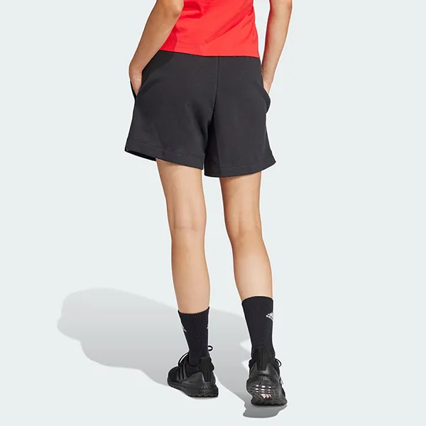 Quần Short Nữ Adidas Linear Essentials Fishbone Knit Shorts JG8639 Màu Đen Size M
