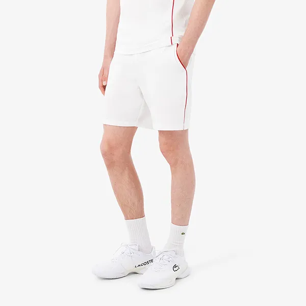Quần Short Nam Lacoste French Tennis Team GH0556 - 001 Màu Trắng Size 3