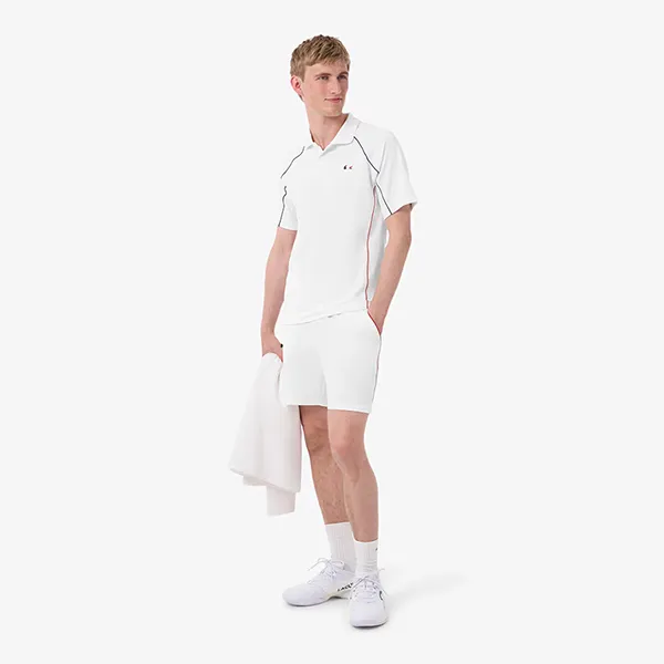 Quần Short Nam Lacoste French Tennis Team GH0556 - 001 Màu Trắng Size 3