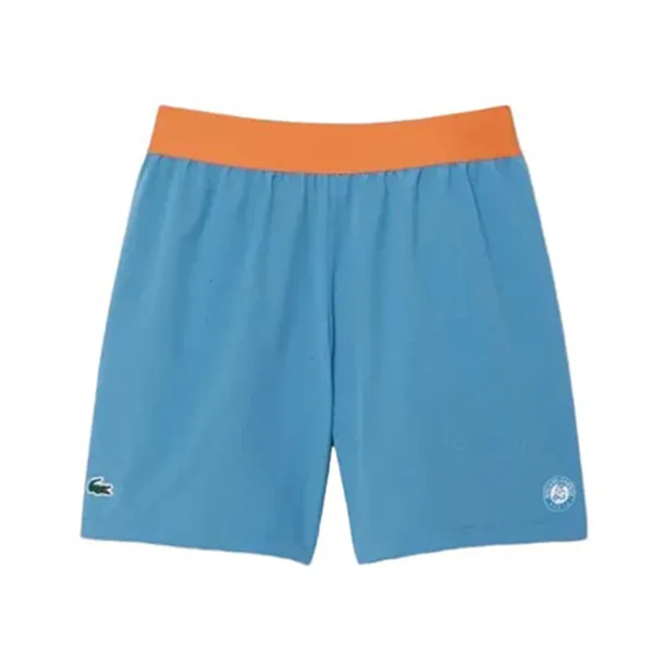 Quần Short Nam Lacoste Roland-Garros Edition Tennis GH0336 52 3I1 Màu Xanh Blue Size 4