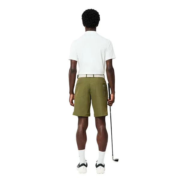 Quần Short Nam Lacoste Sport Multi-Pocket Ultra Dry Golf Golf Slim FH6882 - BMY Màu Xanh Olive Size 34
