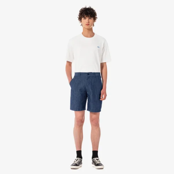 Quần Short Nam Lacoste Sport Regular Fit Shorts Blue FH379E 3D3 Màu Xanh Size 40