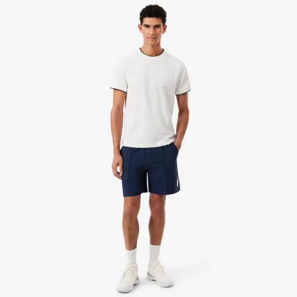 Quần Short Nam Lacoste Tennis Heritage Ultra Dry Stretch GH0203 - 166 Màu Xanh Navy Size 3