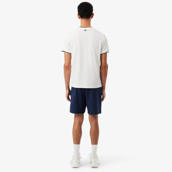 Quần Short Nam Lacoste Tennis Heritage Ultra Dry Stretch GH0203 - 166 Màu Xanh Navy Size 3